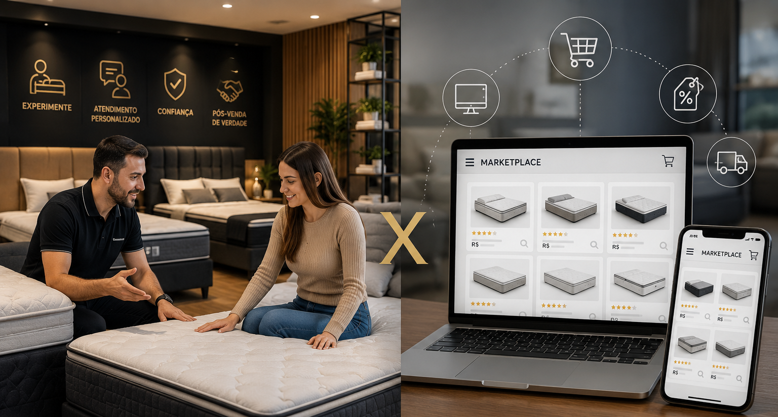 como competir com marketplaces no varejo de colchões